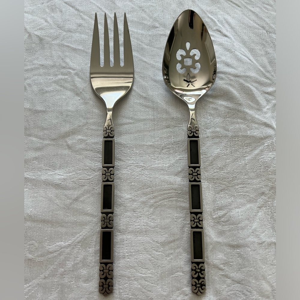 Oneida Community Madrid Serving Utensils Set of Fork & Spoon